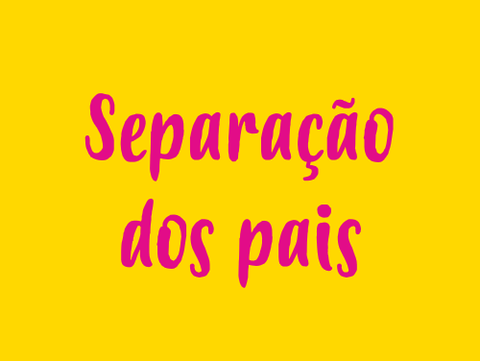 Separação dos pais