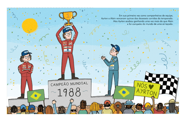 Gente pequena, grandes sonhos - Ayrton Senna