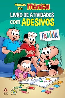 Turma da Mônica: Livro de atividades com adesivos - Família