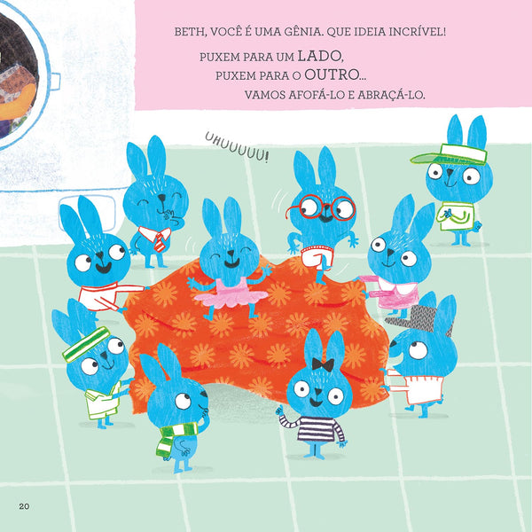 Um belo ursinho, um baita livro e um bom cobertor