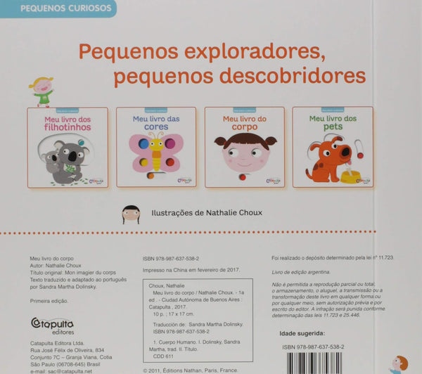 Pequenos Curiosos: Meu livro do corpo