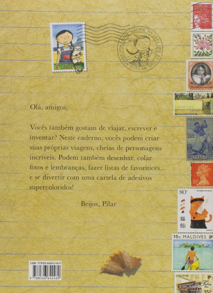 Caderno de viagens da Pilar