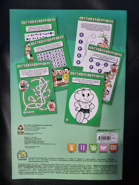 Turma da Mônica: Livro de atividades com adesivos - Família