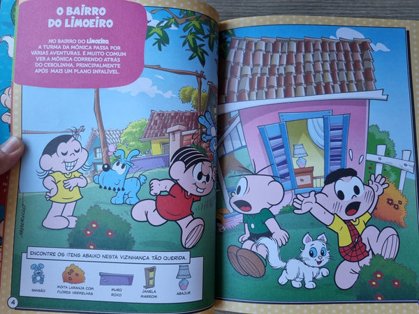 Procurar e encontrar: Onde está a Mônica?
