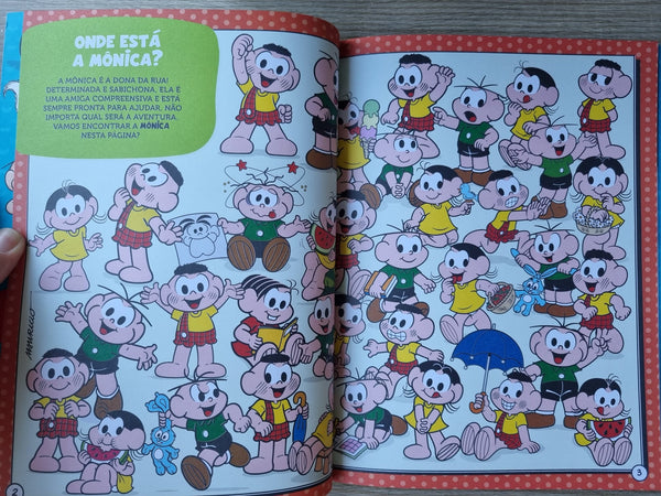 Procurar e encontrar: Onde está a Mônica?