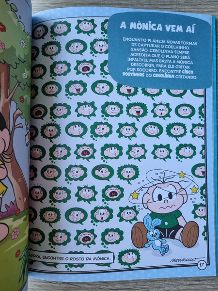 Procurar e encontrar: Onde está a Mônica?