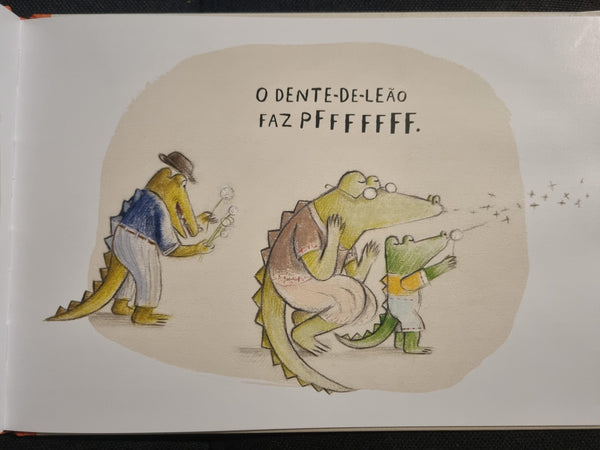 O que o crocodilo diz no parque?