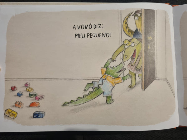 O que o crocodilo diz no parque?