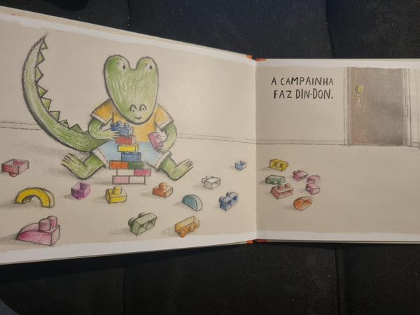 O que o crocodilo diz no parque?