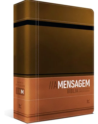 Bíblia A Mensagem - Capa Luxo Marrom