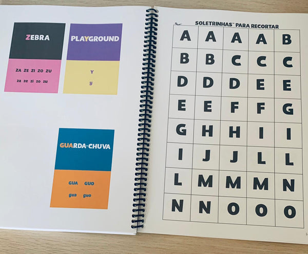 Livro de atividades Kit Papagaios - método simples e eficaz de ensino de Língua Portuguesa para crianças