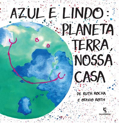 Azul e lindo, planeta Terra nossa casa