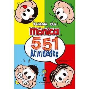 capa livro 551 ATIVIDADES TURMA DA MONICA autor(a) Mauricio de Souza Produções