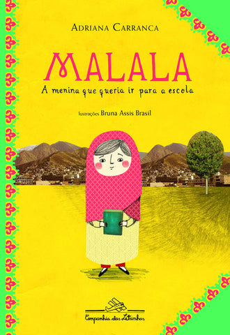 capa livro Malala, a menina que queria ir para a escola, autor(a) Adriana Carranca