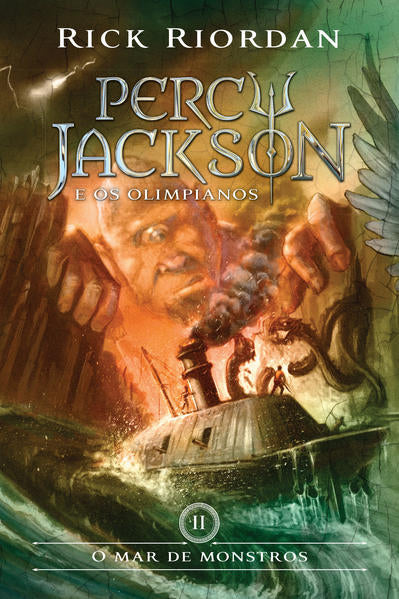 capa livro Percy Jackson - O mar de monstros 