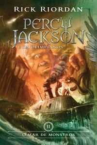 capa livro Percy Jackson - O mar de monstros 