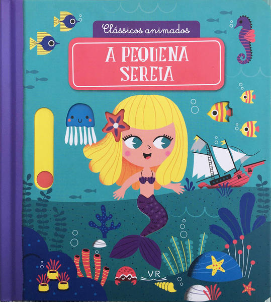capa livro Clássicos animados – A PEQUENA SEREIA autor(a) Gwé, Gwé; Garcia, Marco