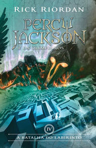 capa livro Percy Jackson - A batalha do labirinto - vol.4, de Riordan, Rick
