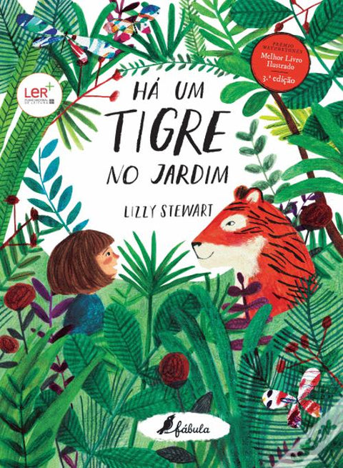 Tem um tigre no jardim
